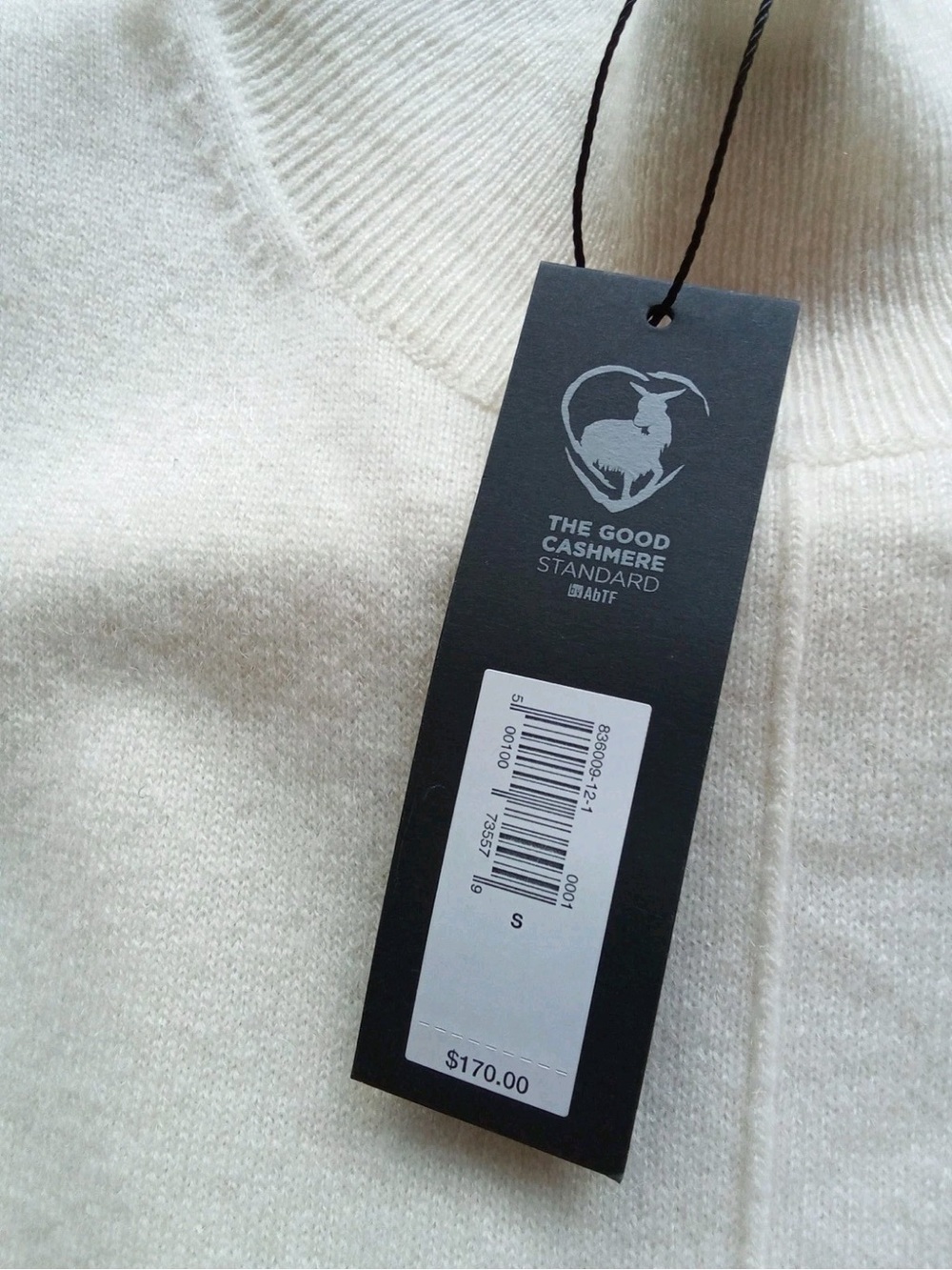 BANANA REPUBLIC Franca Cream Sleeveless Knit Top 100% Cashmere Padded Small - Picture 3 of 7